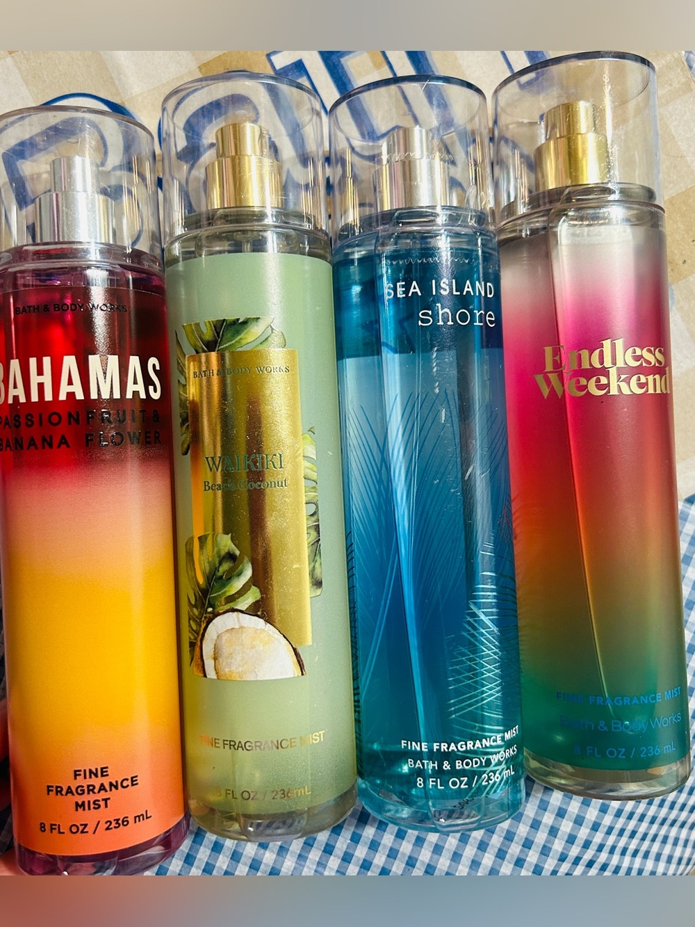 Bath & Body Works Vacation Mist Bundle